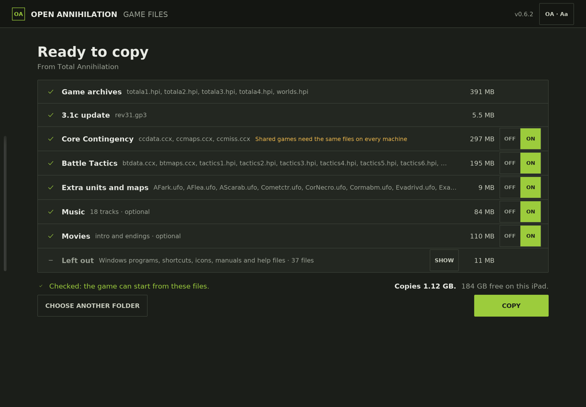 Ready to copy