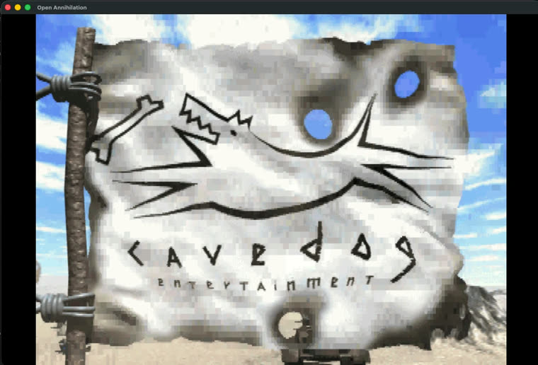 The original intro, played by the engine