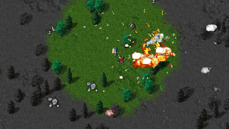 The Commander under fire
